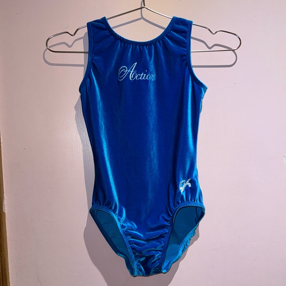 Blue Velvet Leotard